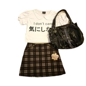 Plad Princess Vera Wang Skirt